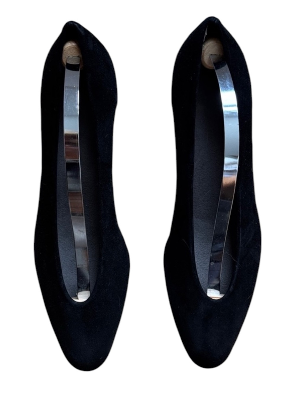 Stuart Weitzman Black Suede Classic Pumps Heels Size 7